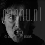 22-08-2001 Jette van der Mey at studio in Amsterdam on behalf of Schreeuwen project.

[keywords]Black and White Image, Headshot[/keywords]